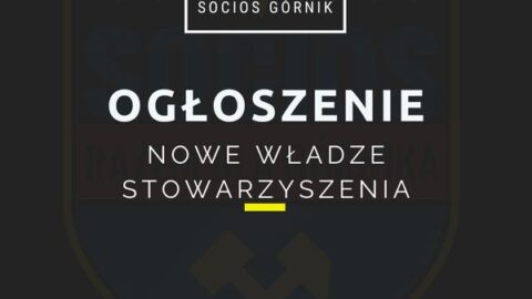 Zmiany we władzach Stowarzyszenia Socios Górnik